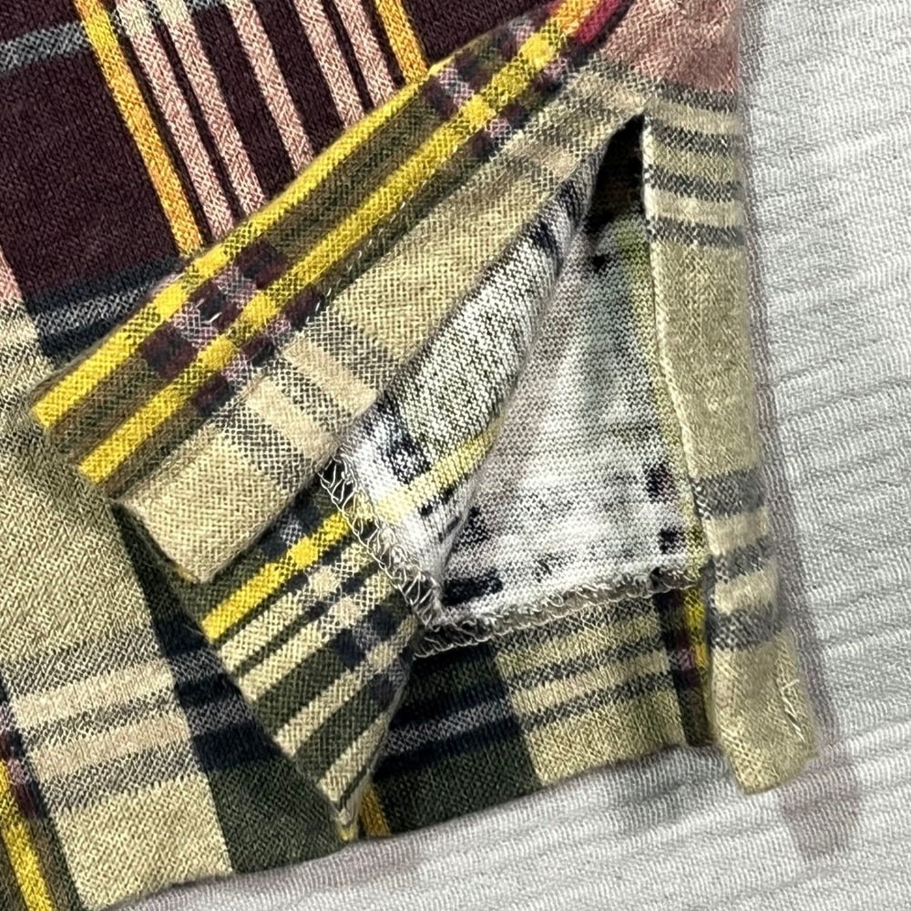 Vtg Polo Ralph Lauren Plaid Single Stitch Shirt Short Sleeve Cotton Size Medium - Picture 13 of 13